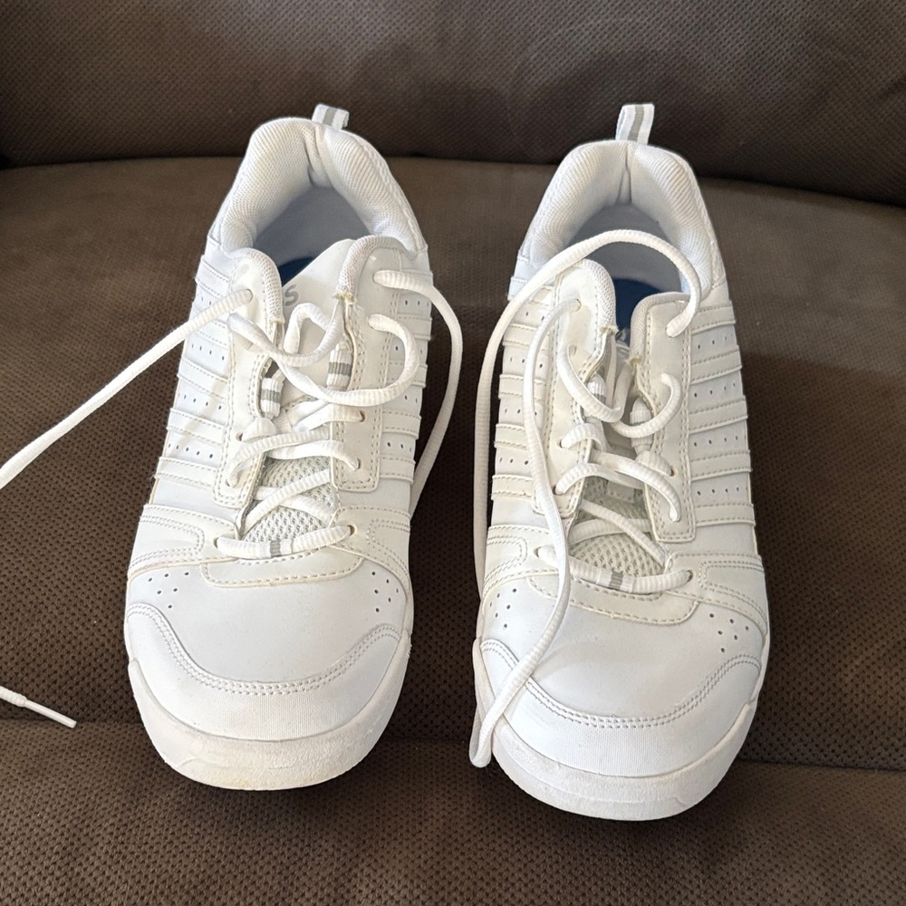 K-Swiss White Athletic Shoes
